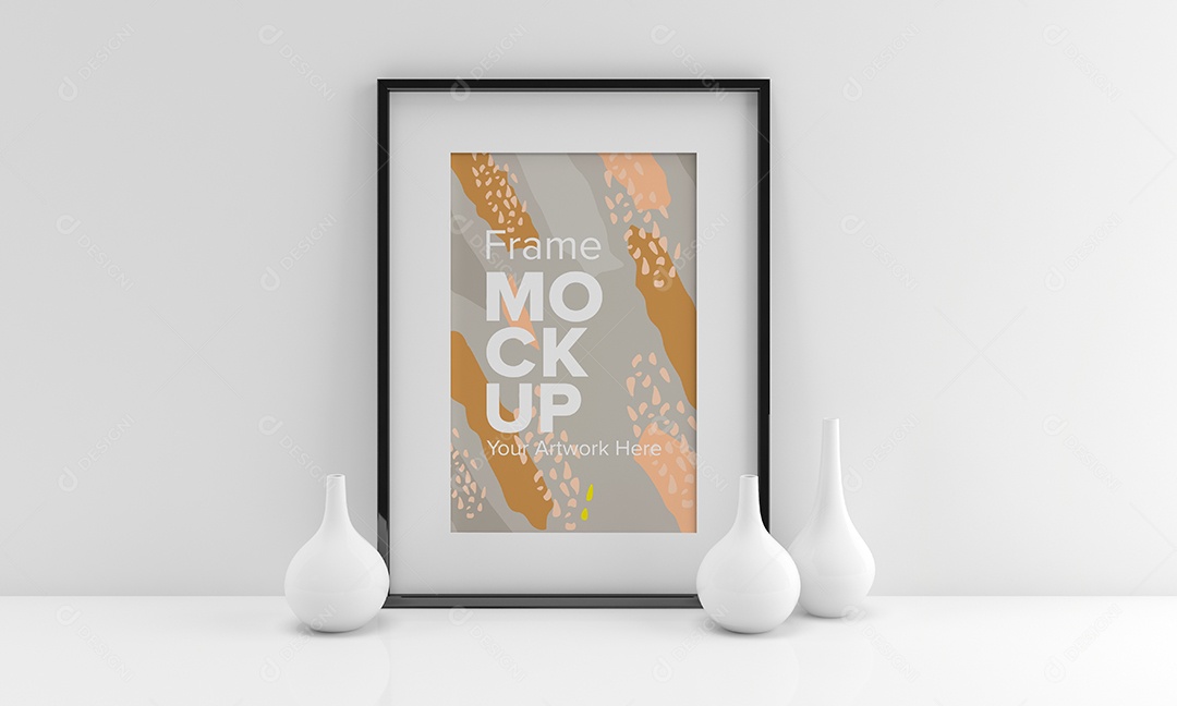 Moldura de Quadro Mockup PSD