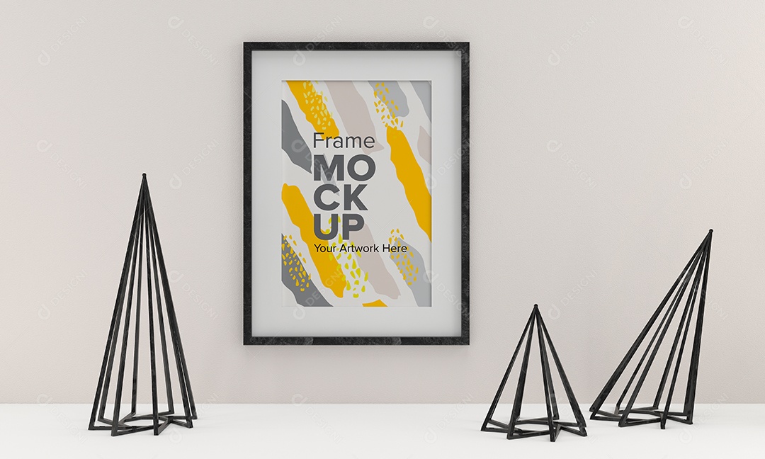 Moldura de Quadro Mockup PSD