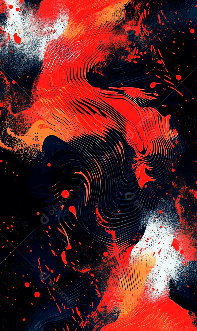 Imagem de fundo de pincel e formas de alta qualidade