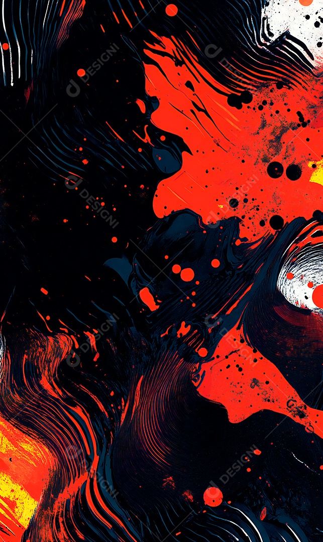 Imagem de fundo de pincel e formas de alta qualidade