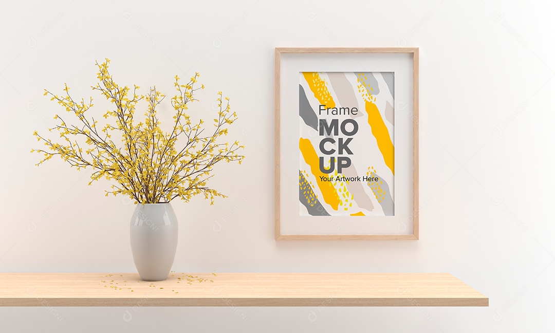 Moldura de Quadro Mockup PSD