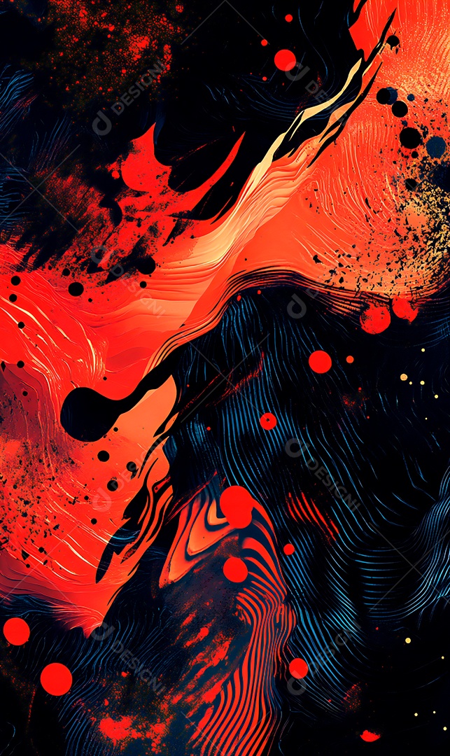 Imagem de fundo de pincel e formas de alta qualidade