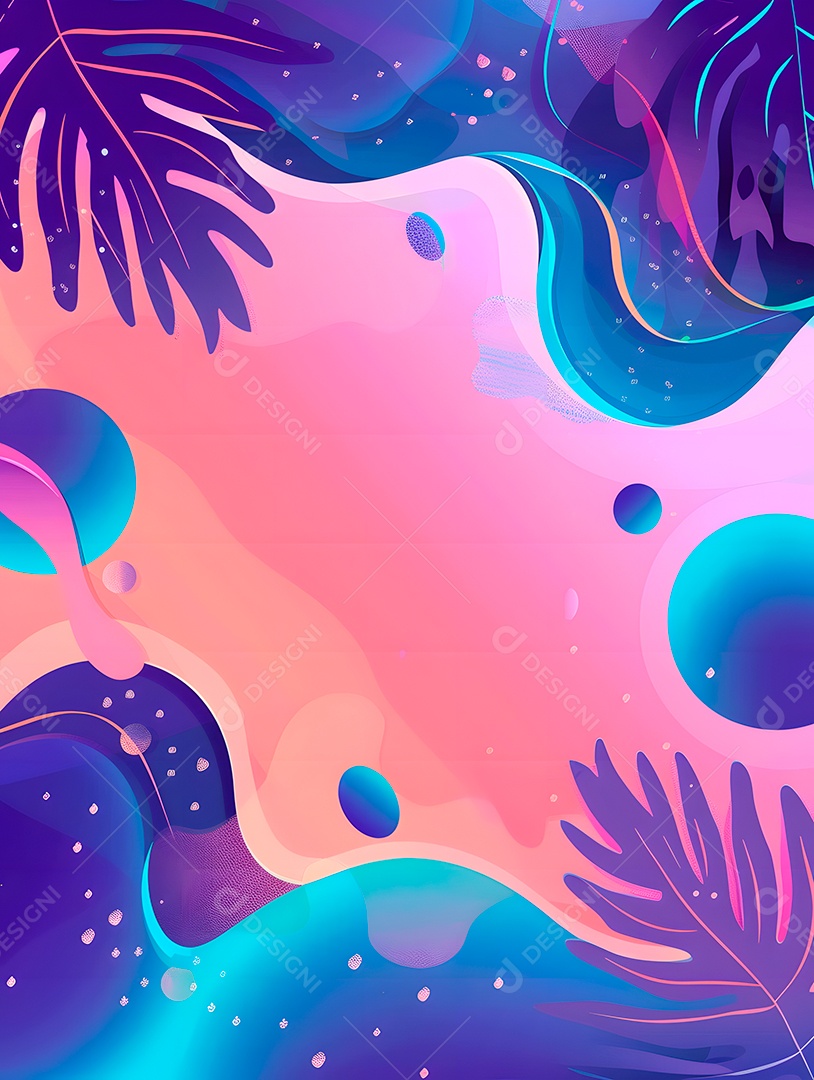 Imagens de fundo de verão gradiente de folhas tropicais