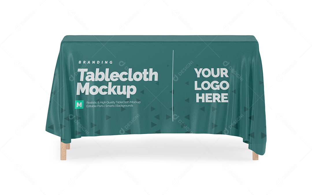 Mockup Toalha de Mesa Mockup PSD Editável