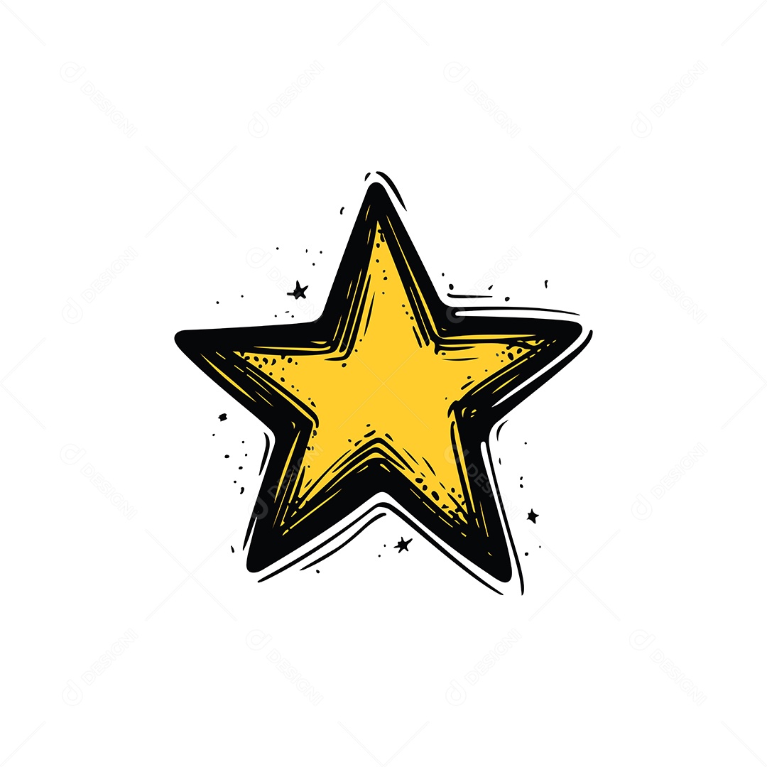 Ícone de Estrela Ilustração Vetor EPS