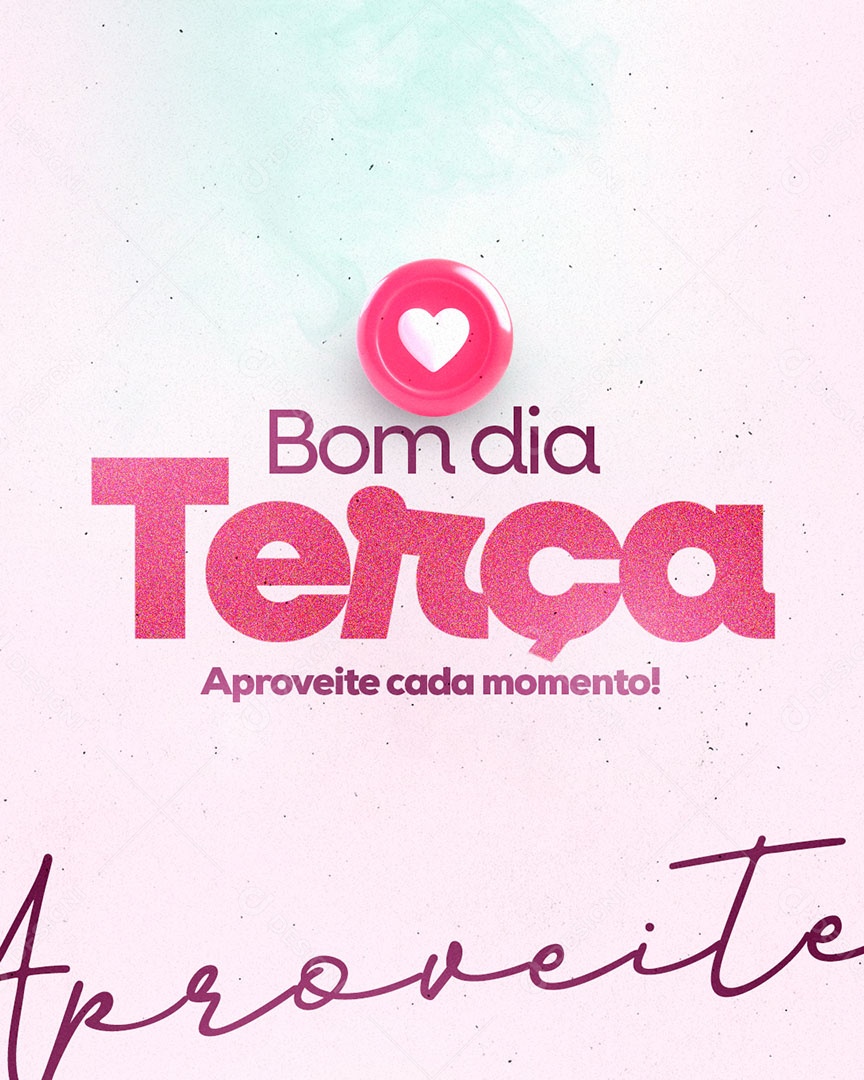 Bom Dia Terça Feira Social Media PSD Editável