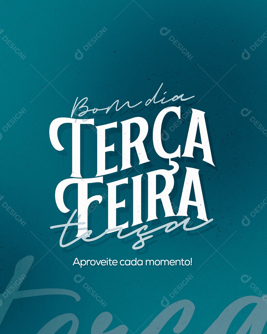 Bom Dia Terça Feira Social Media PSD Editável