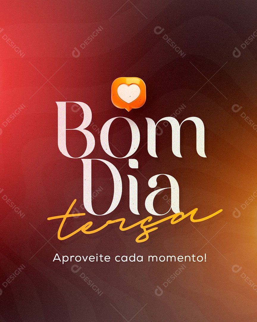 Bom Dia Terça Feira Social Media PSD Editável