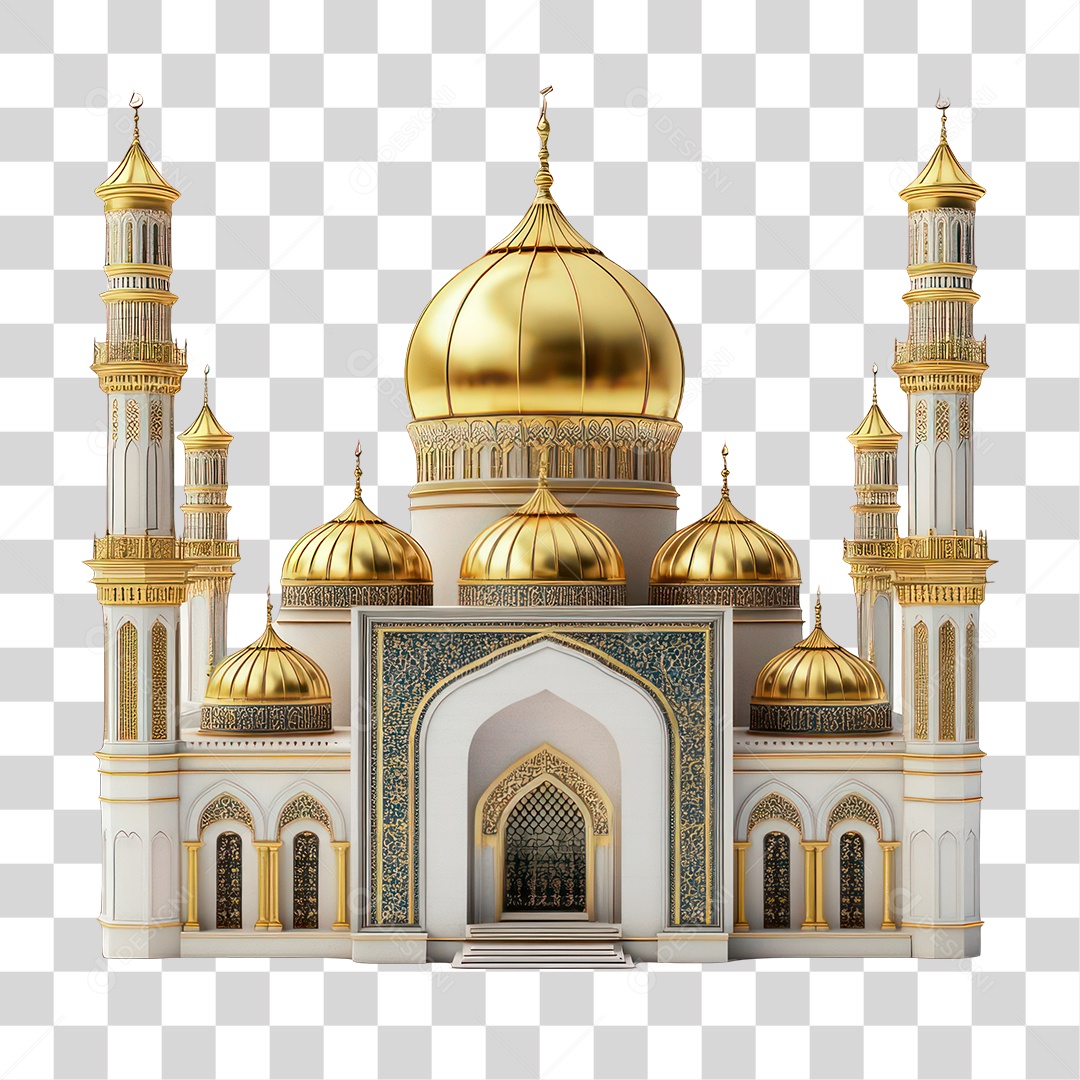 Cúpula da Rocha PNG Transparente