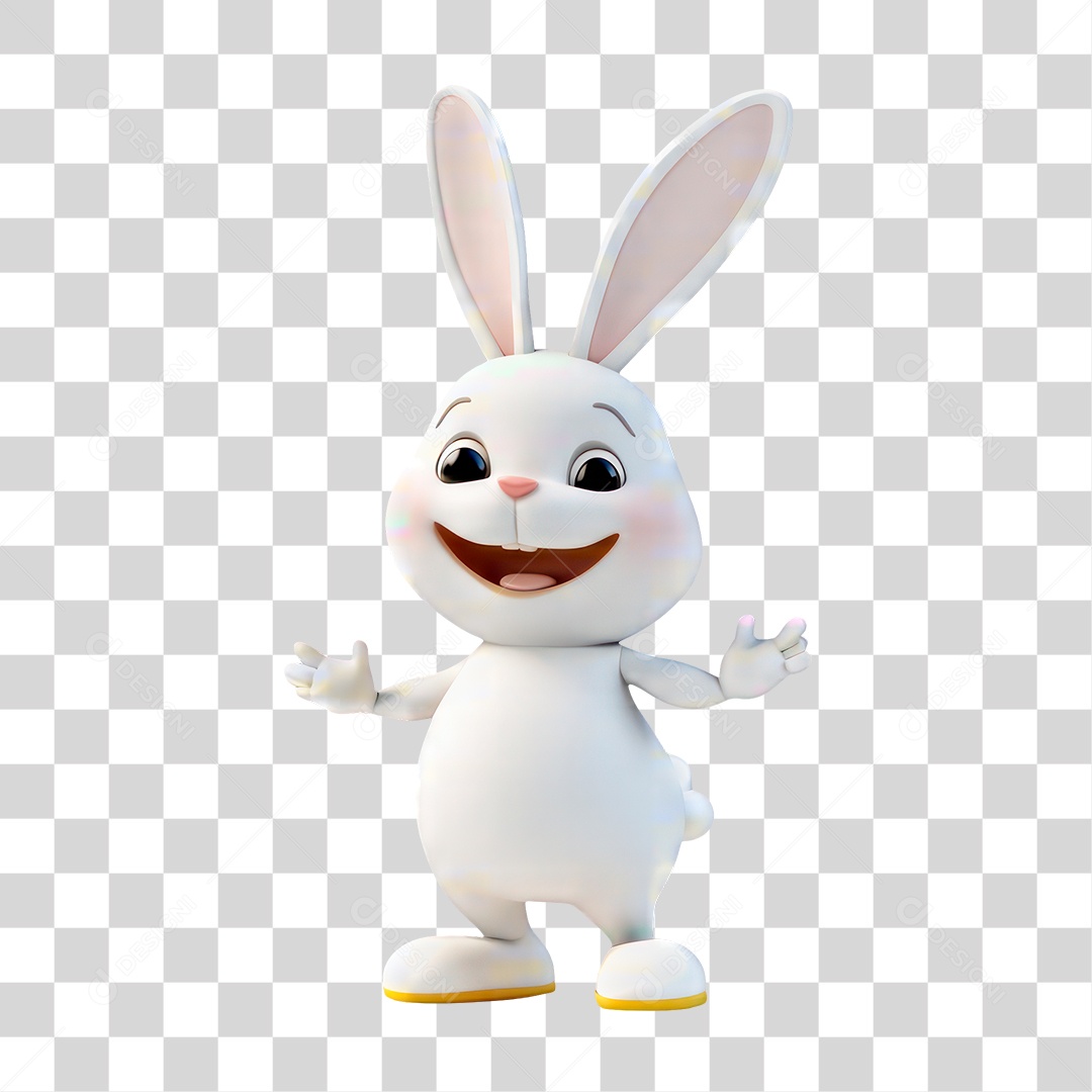Coelho da Páscoa PNG Transparente