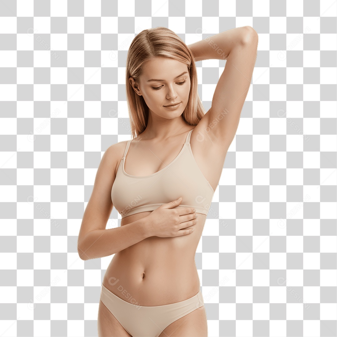 Mulher Depilação PNG Transparente