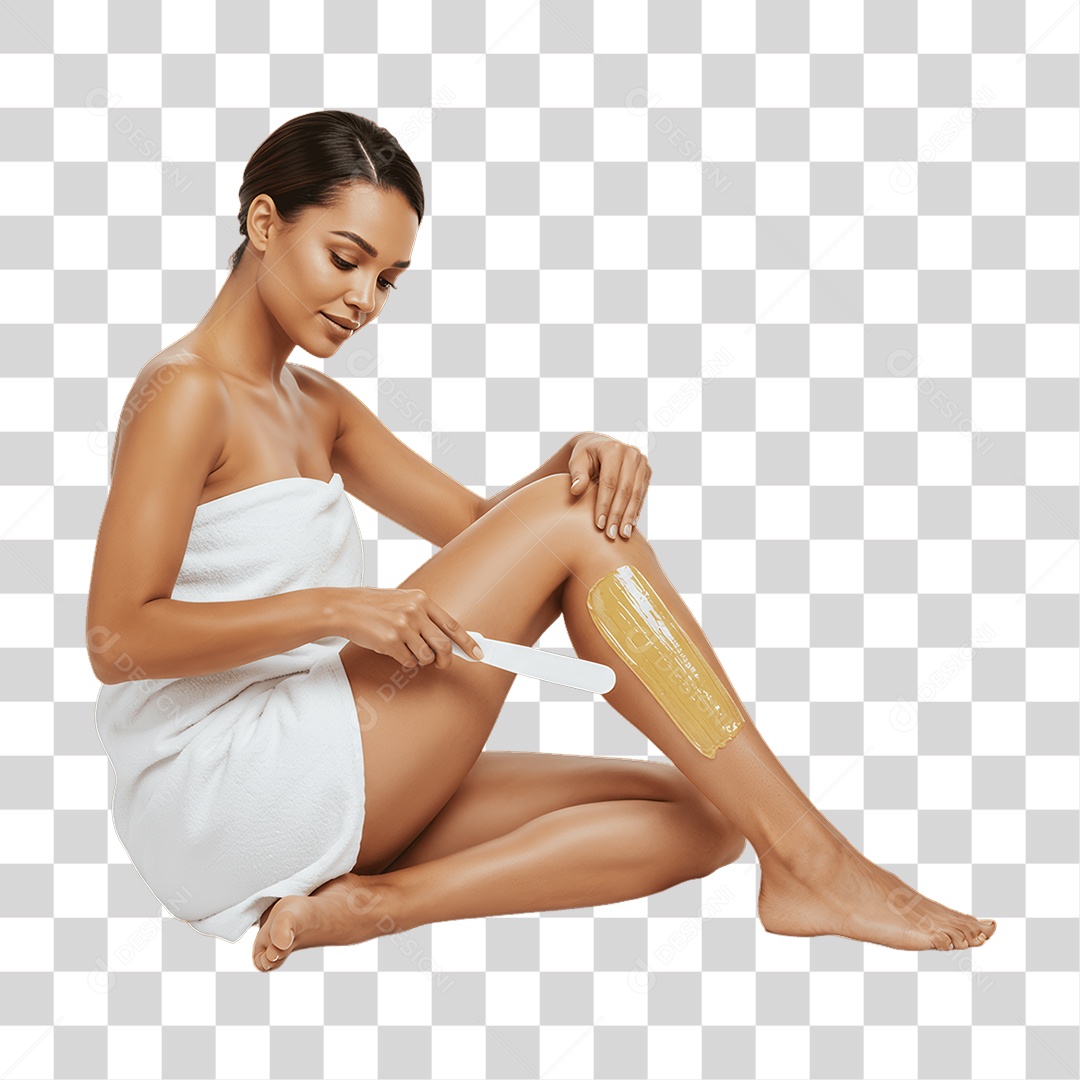 Mulher Depilação PNG Transparente