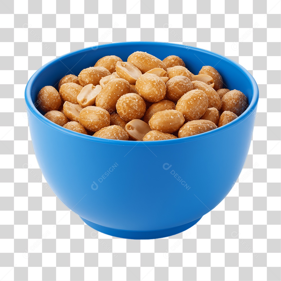 Porção de Amendoim Grãos PNG Transparente