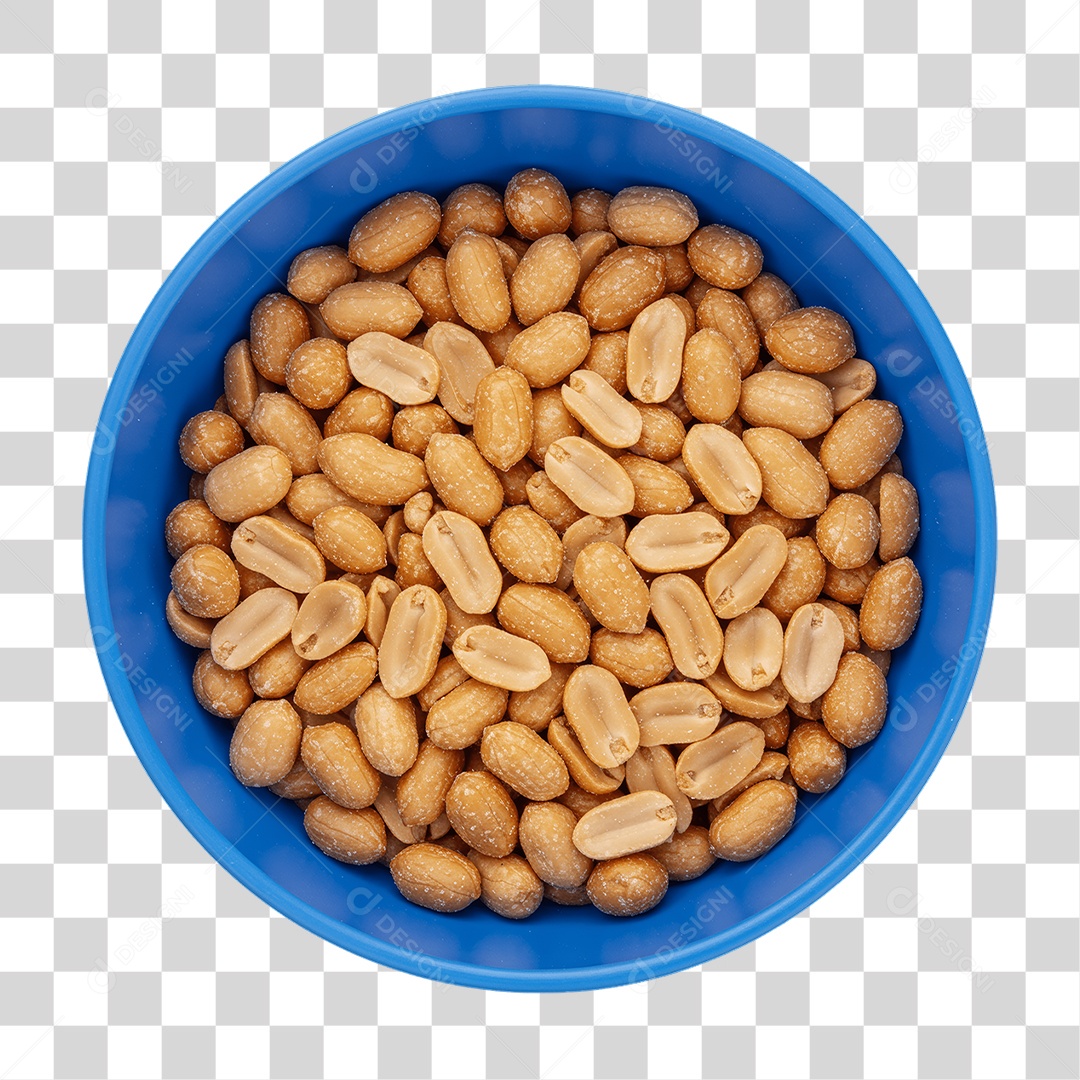 Porção de Amendoim Grãos PNG Transparente