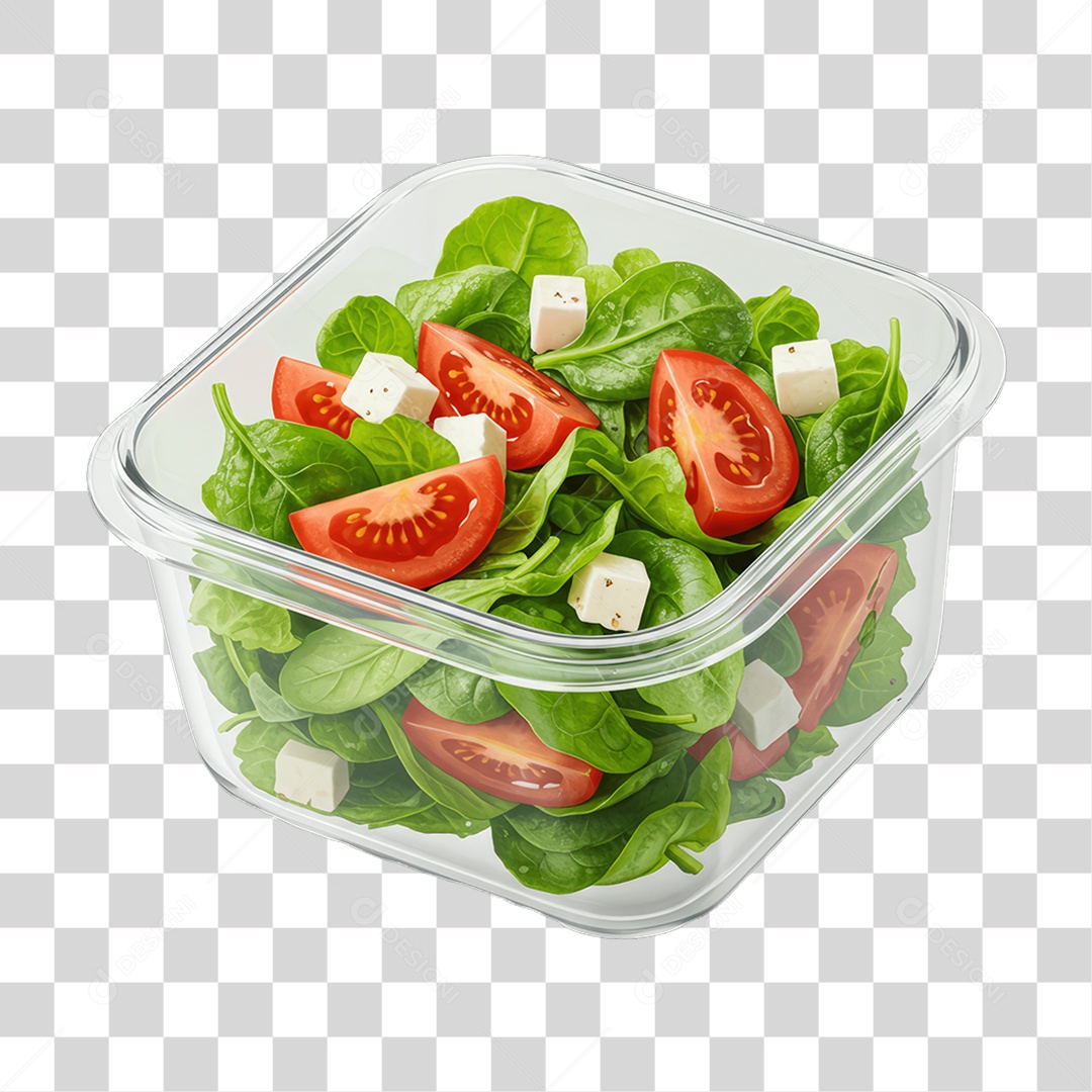 Porção de Saladas PNG Transparente