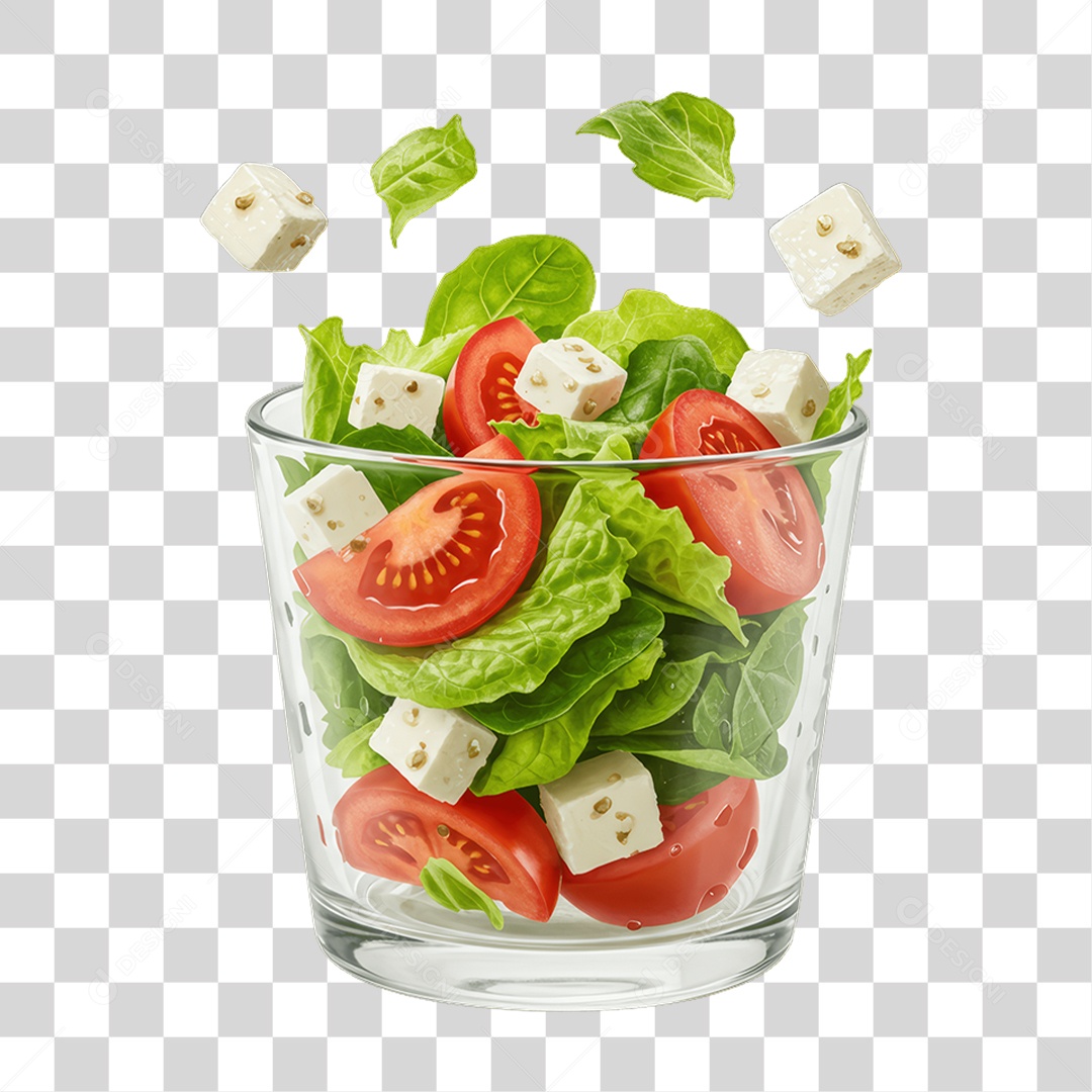 Porção de Saladas PNG Transparente
