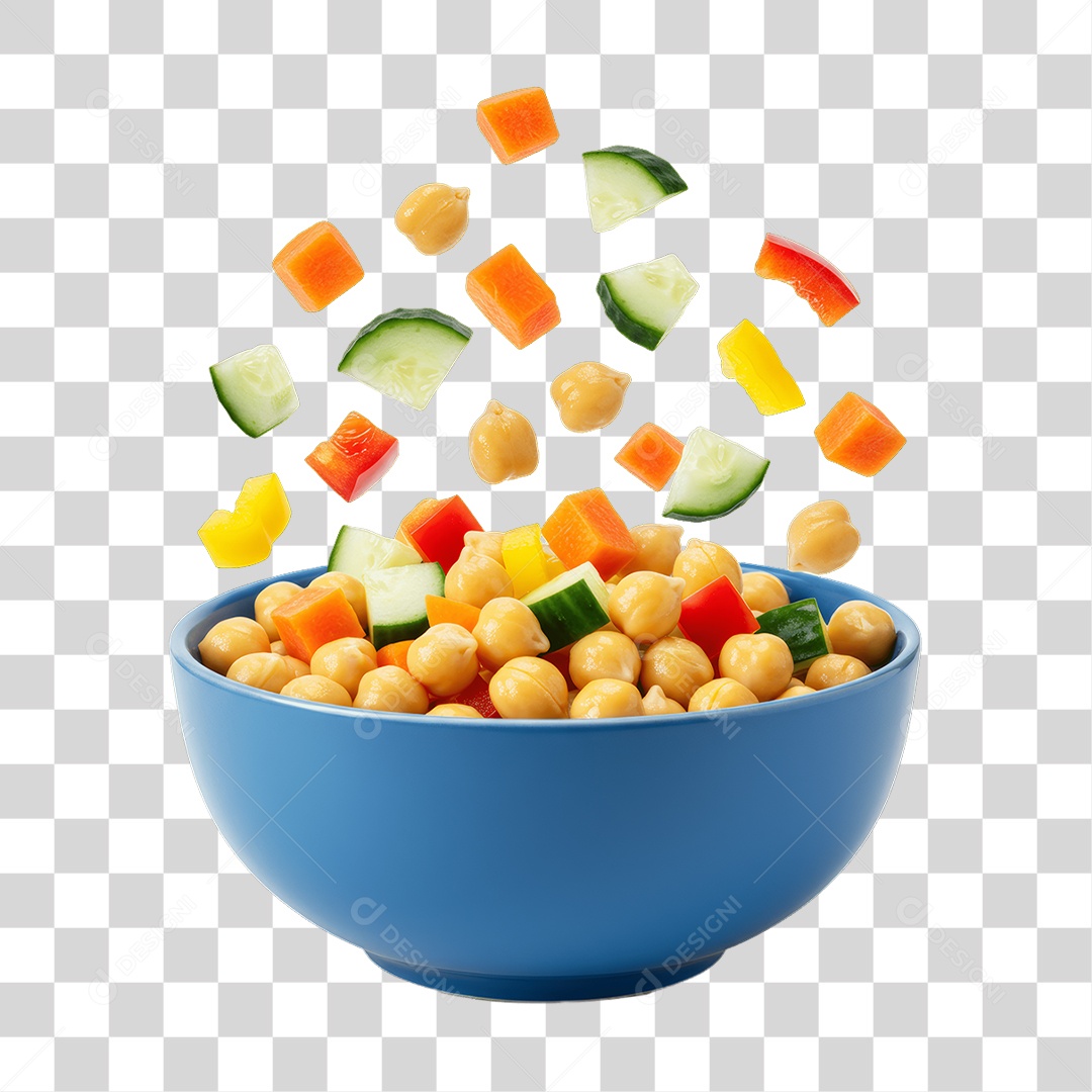 Porção de Saladas PNG Transparente