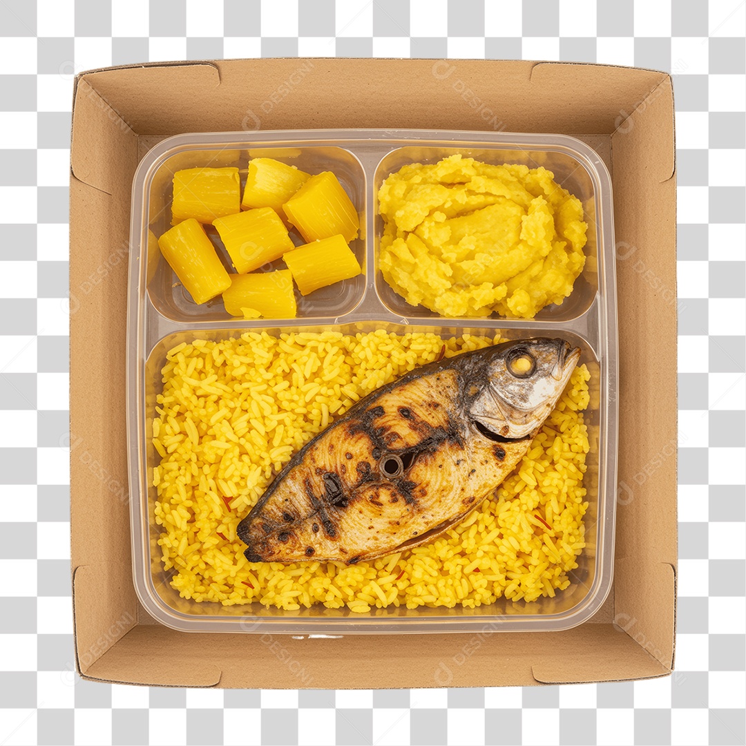 Porção de Arroz PNG Transparente