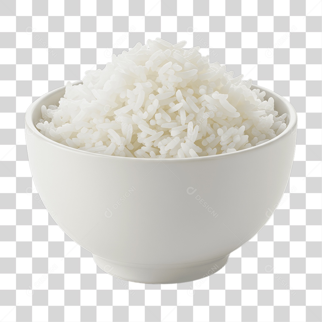 Porção de Arroz PNG Transparente