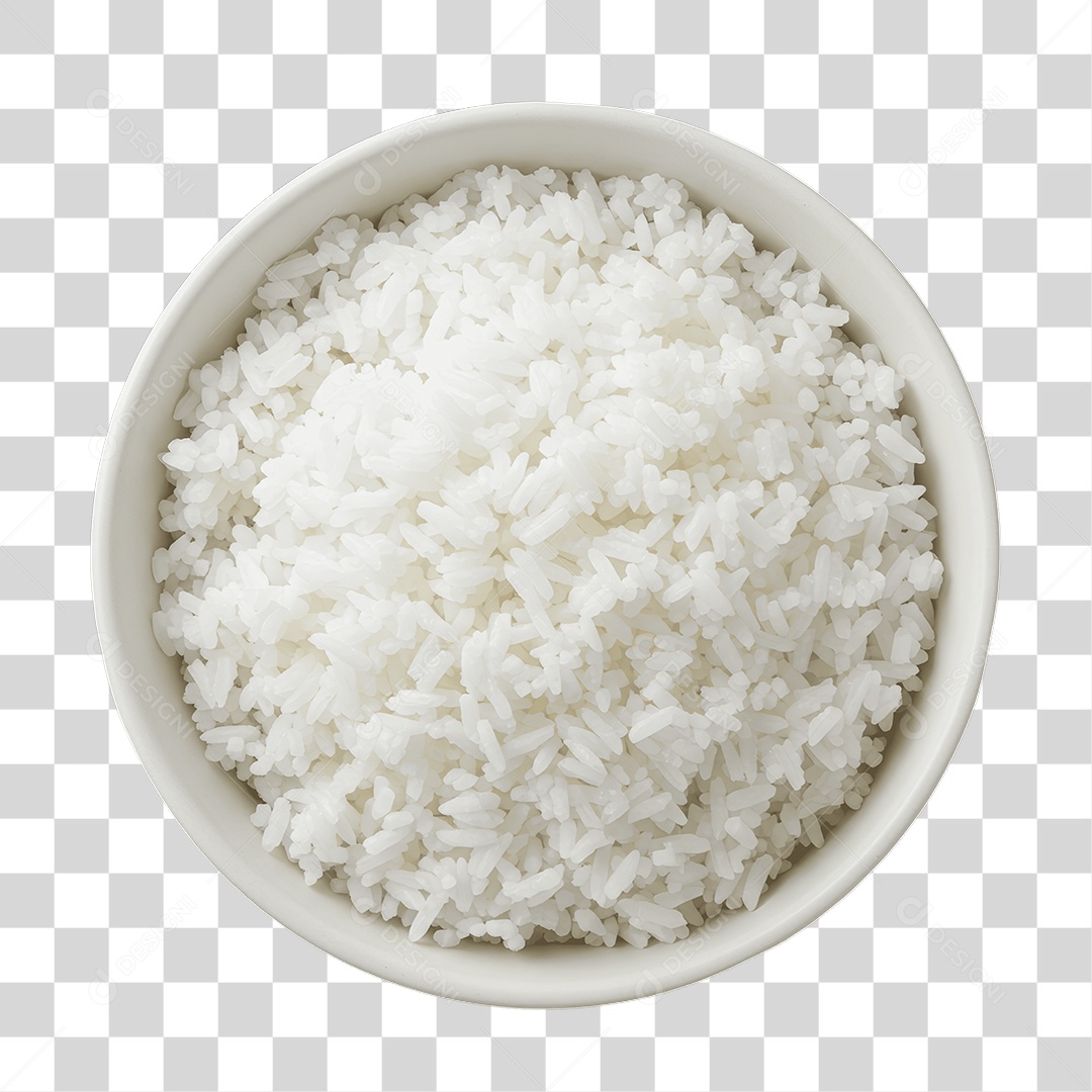 Porção de Arroz PNG Transparente