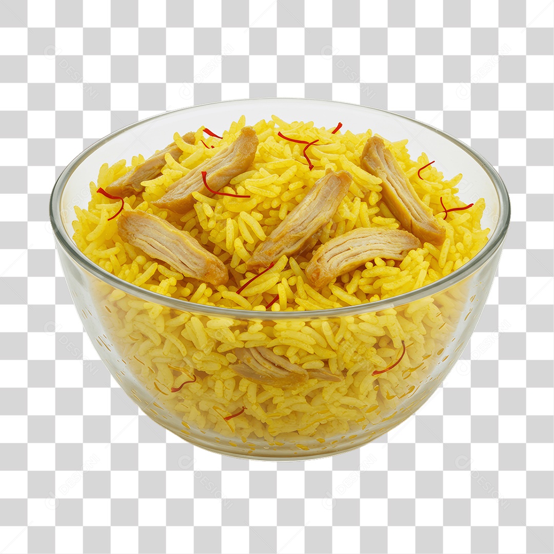 Porção de Arroz PNG Transparente