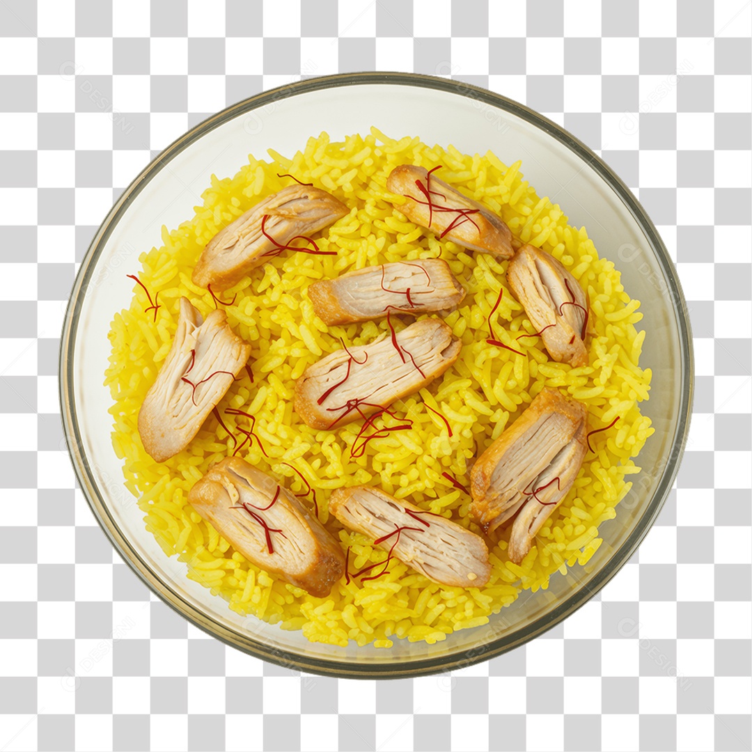 Porção de Arroz PNG Transparente