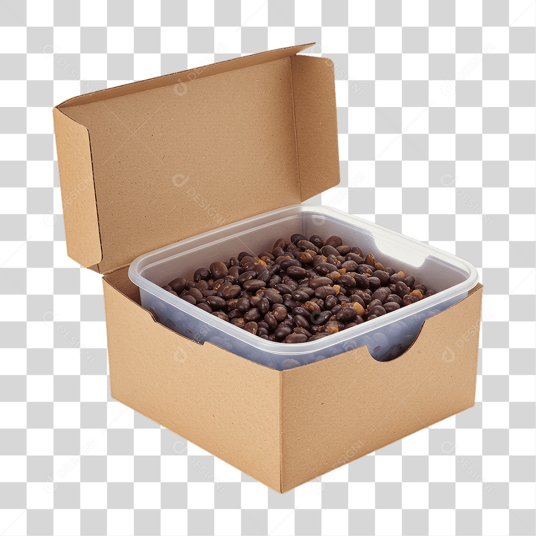 Porção de Feijão em Tigela PNG Transparente