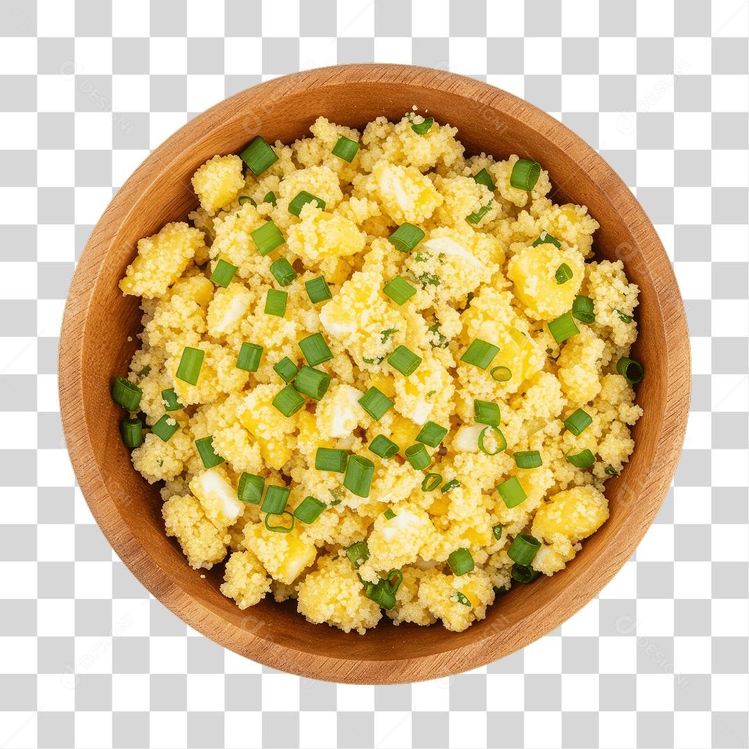 Vasilha com Farofa PNG Transparente