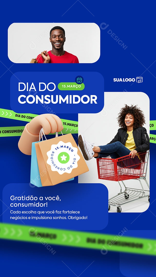 Story Dia Do Consumidor 15 De Março Social Media PSD Editável