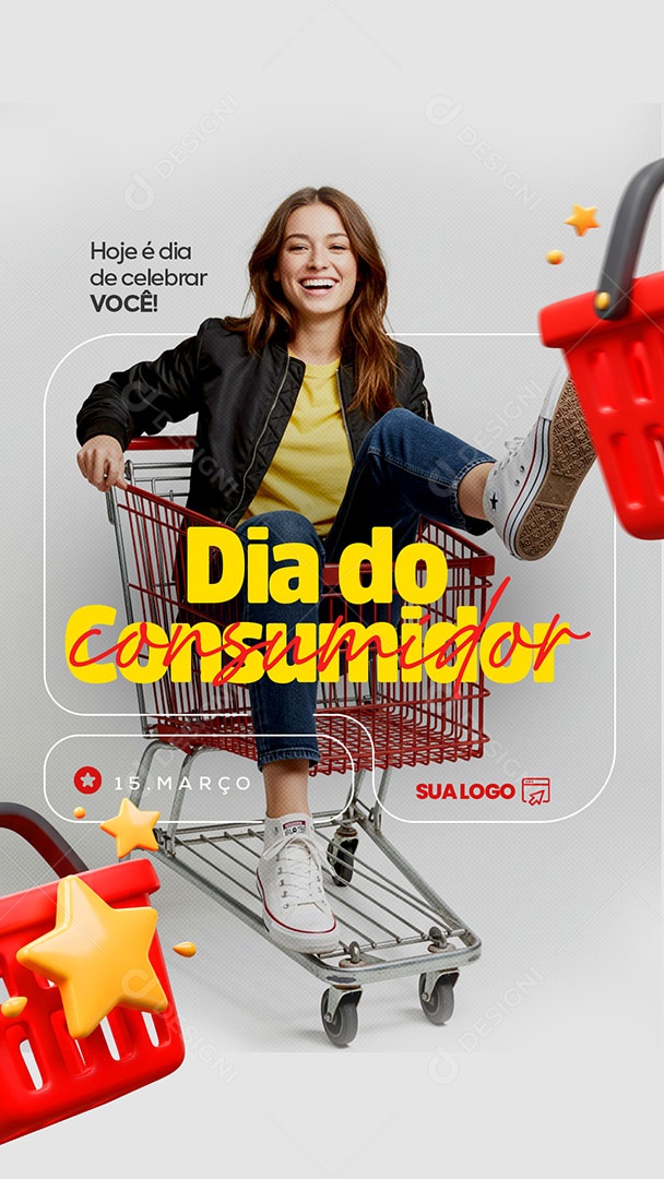 Story Dia Do Consumidor 15 De Março Social Media PSD Editável