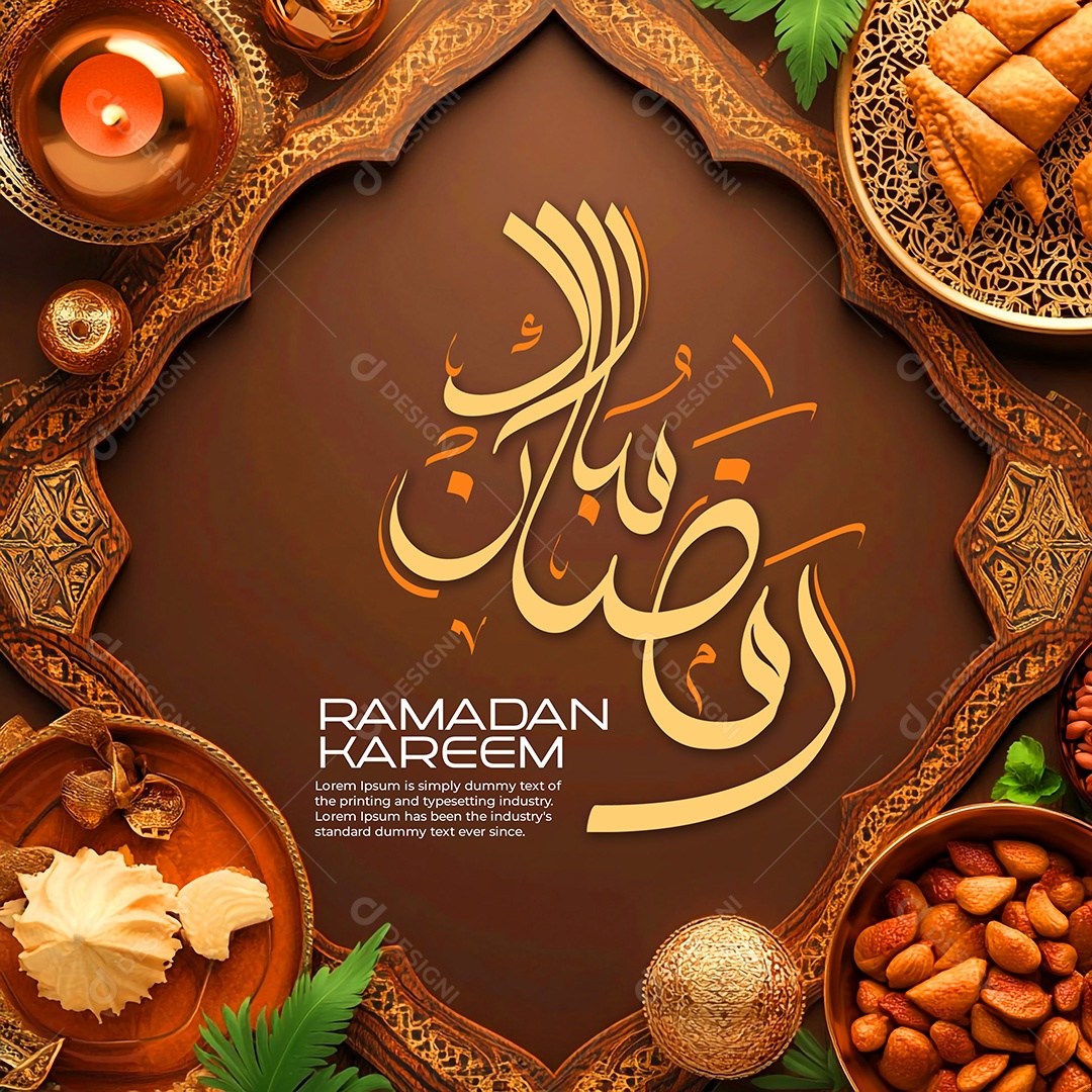 Bem Vindo Ramadan Kareem Social Media PSD Editável