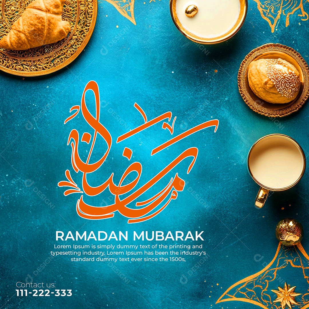 Bem Vindo Ramadan Kareem Social Media PSD Editável