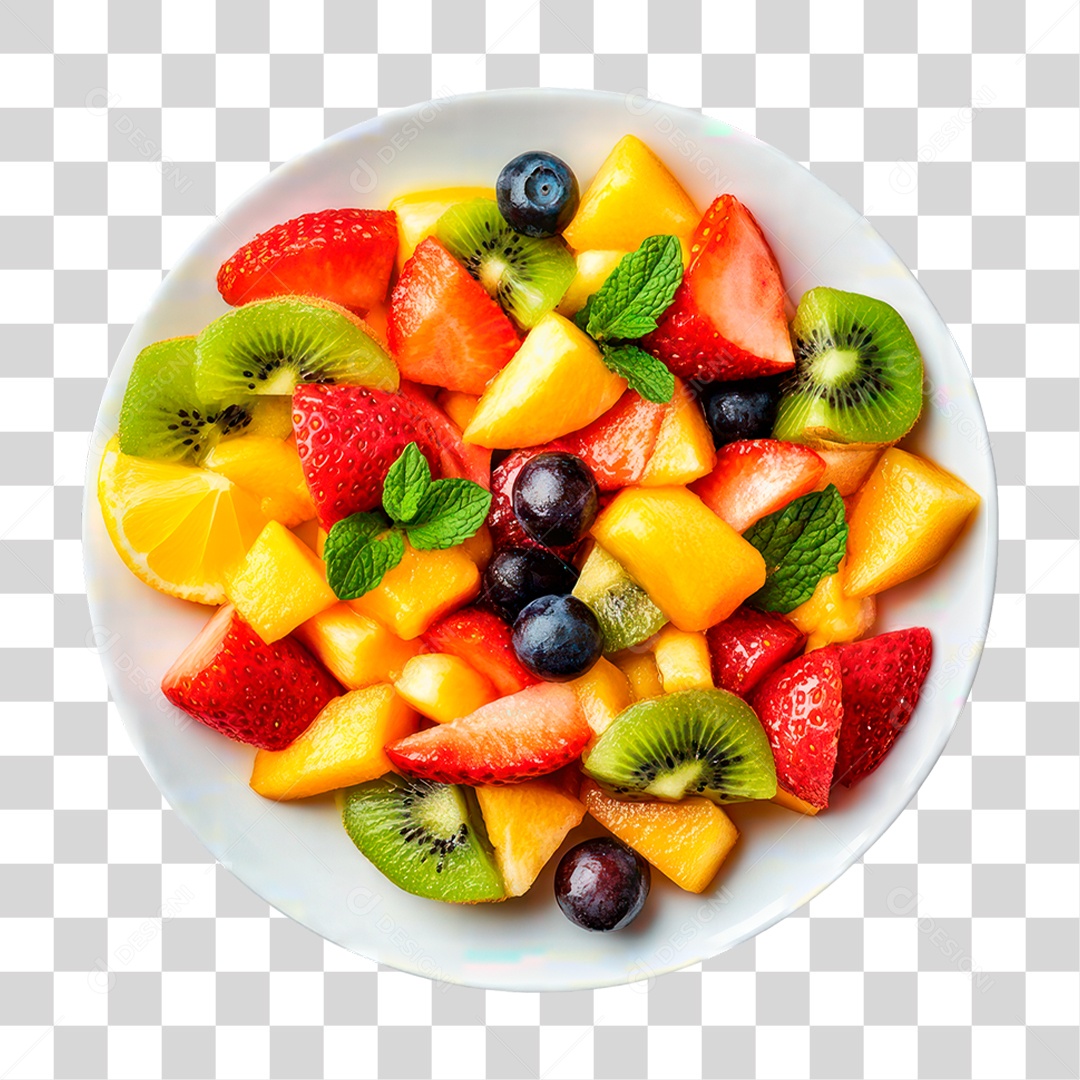 Salada de Frutas PNG Transparente