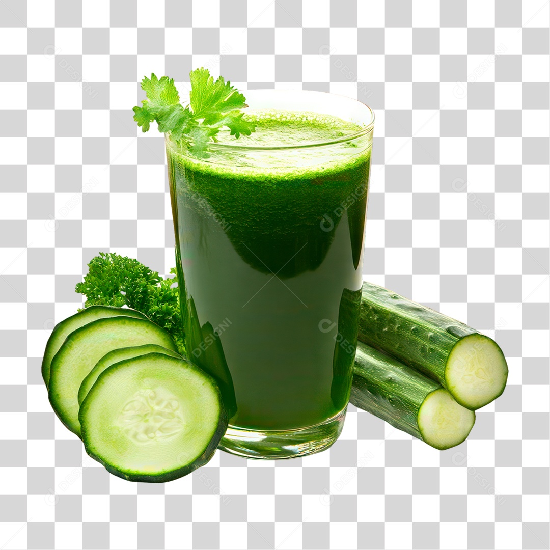 Suco Verde PNG Transparente