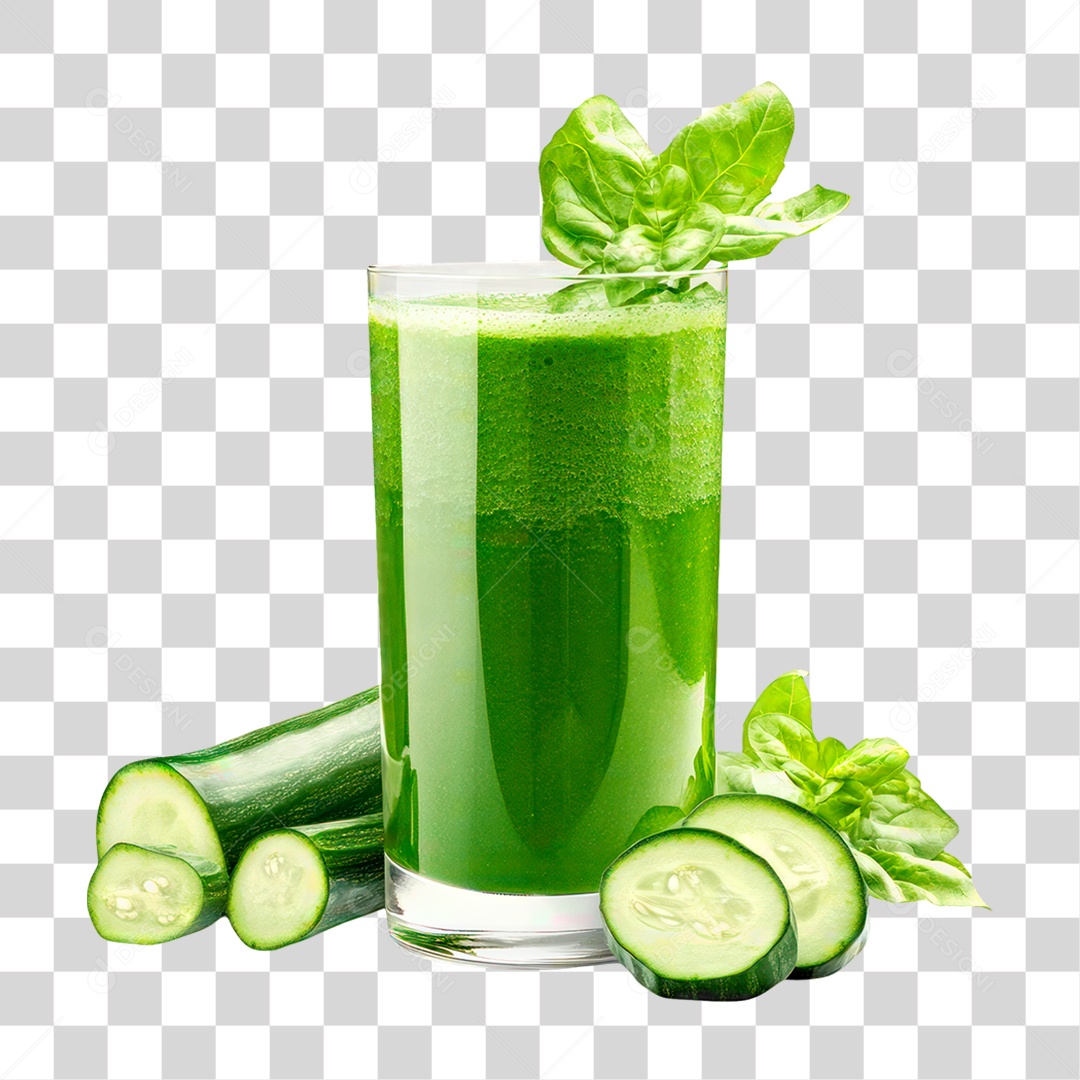 Suco Verde PNG Transparente