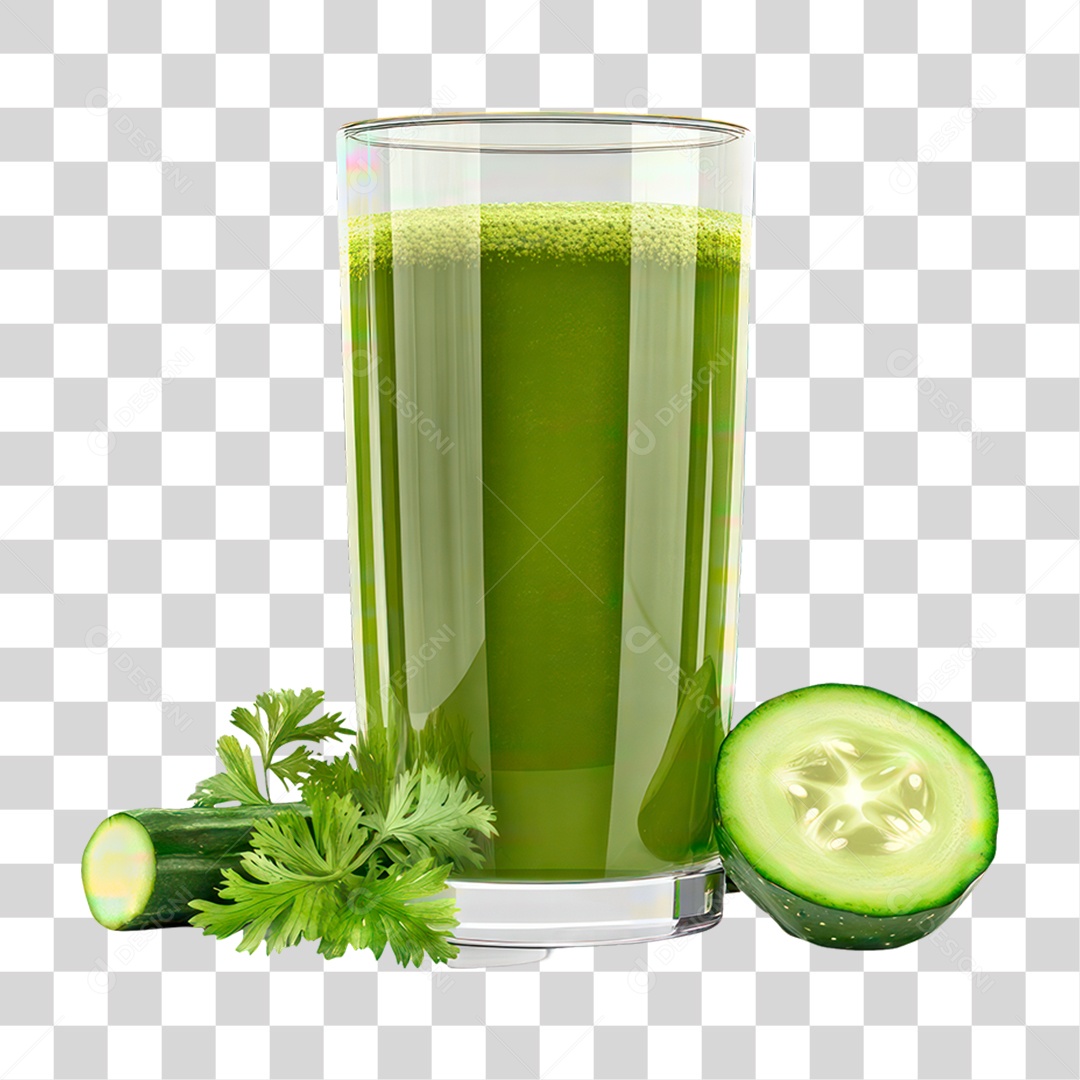 Suco Verde PNG Transparente