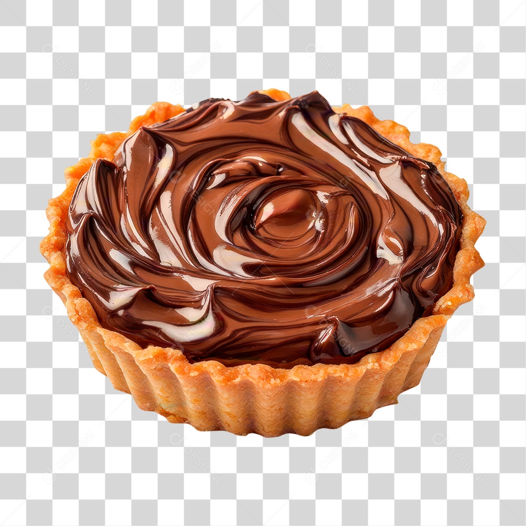 Torta de Chocolate PNG Transparente