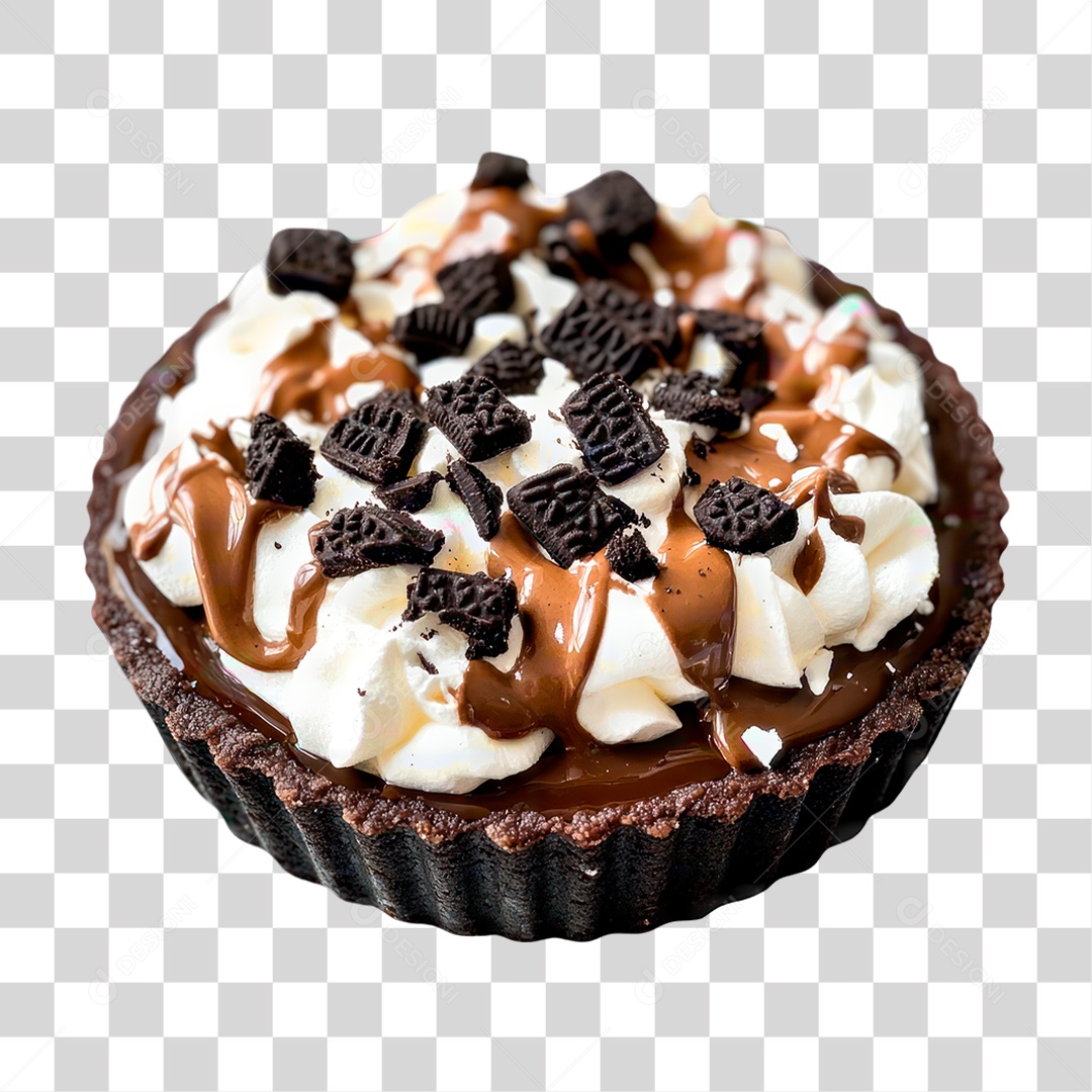 Torta de Chocolate PNG Transparente