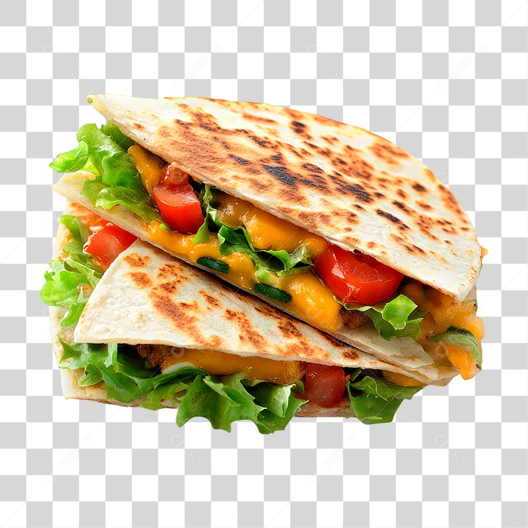 Tapioca Recheada PNG Transparente