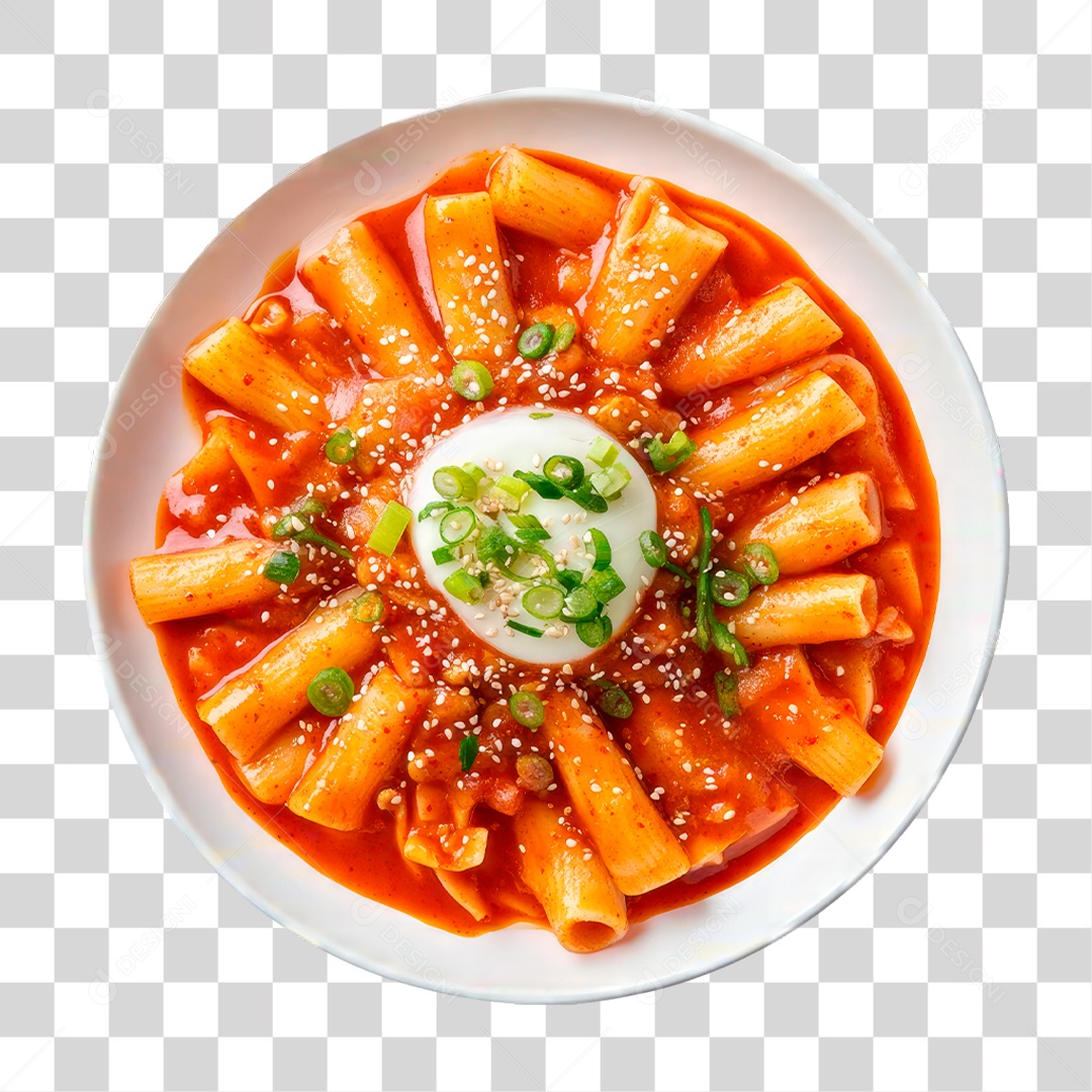 Prato de Macarrão PNG Transparente