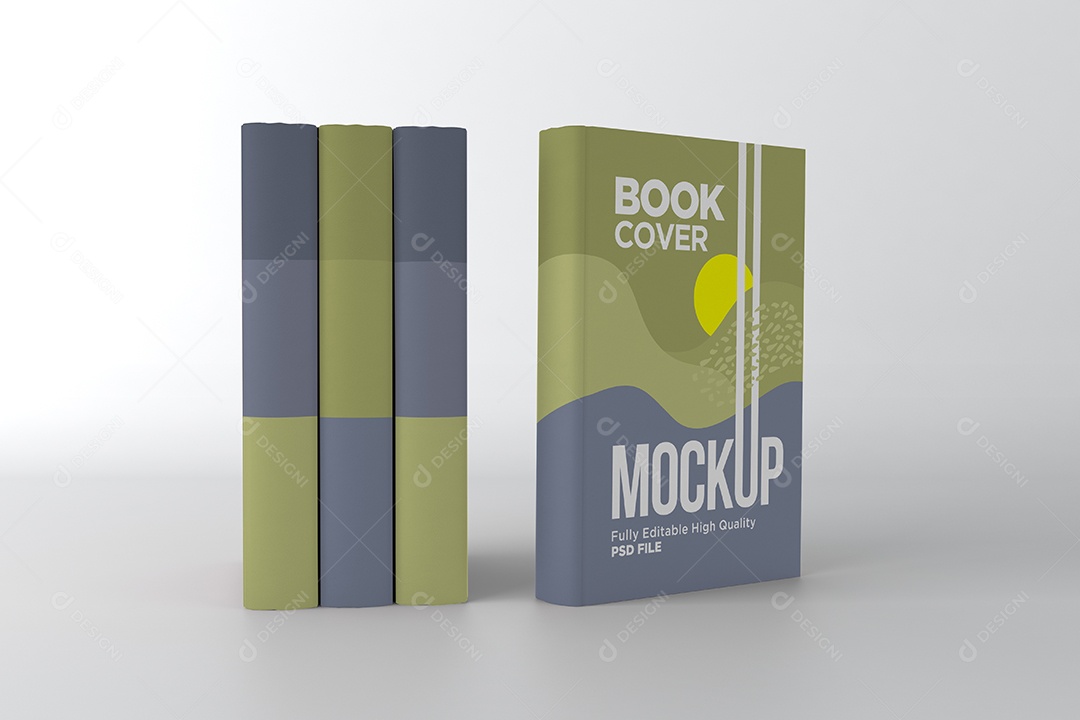 Mockup de Livros PSD Editável