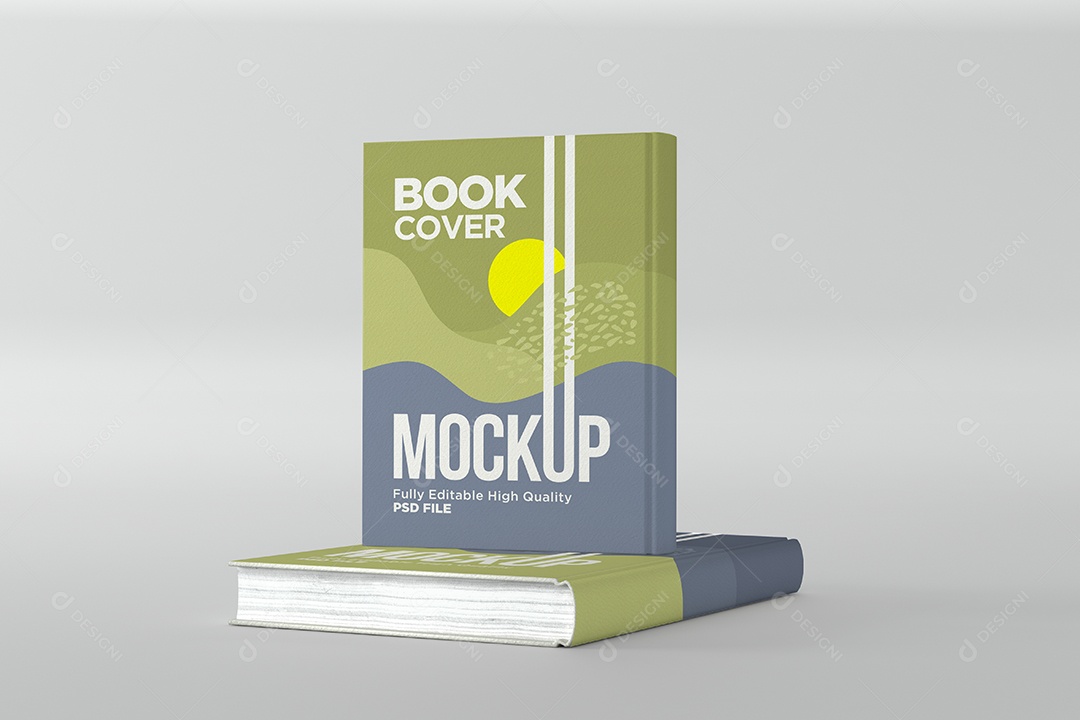 Mockup de Livros PSD Editável