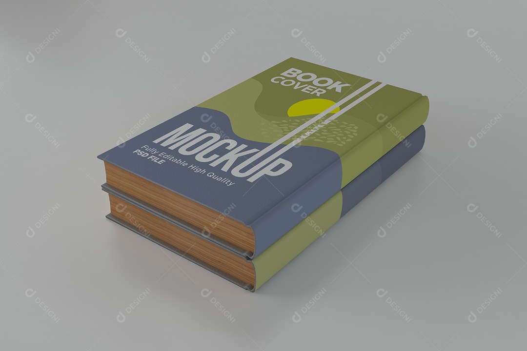 Mockup dev Dois Livros PSD Editável