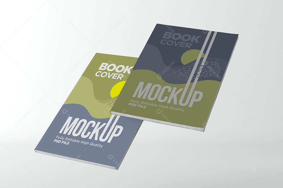 Mockup de Livros PSD Editável
