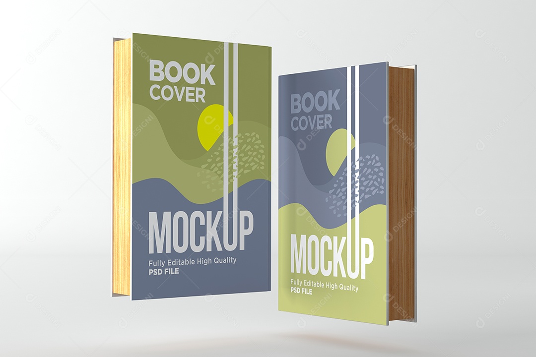 Mockup de Livros PSD Editável