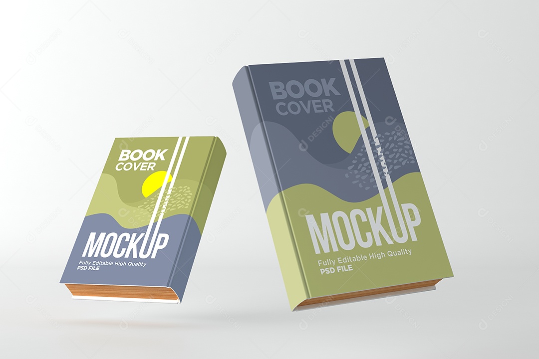 Mockup de Livros PSD Editável