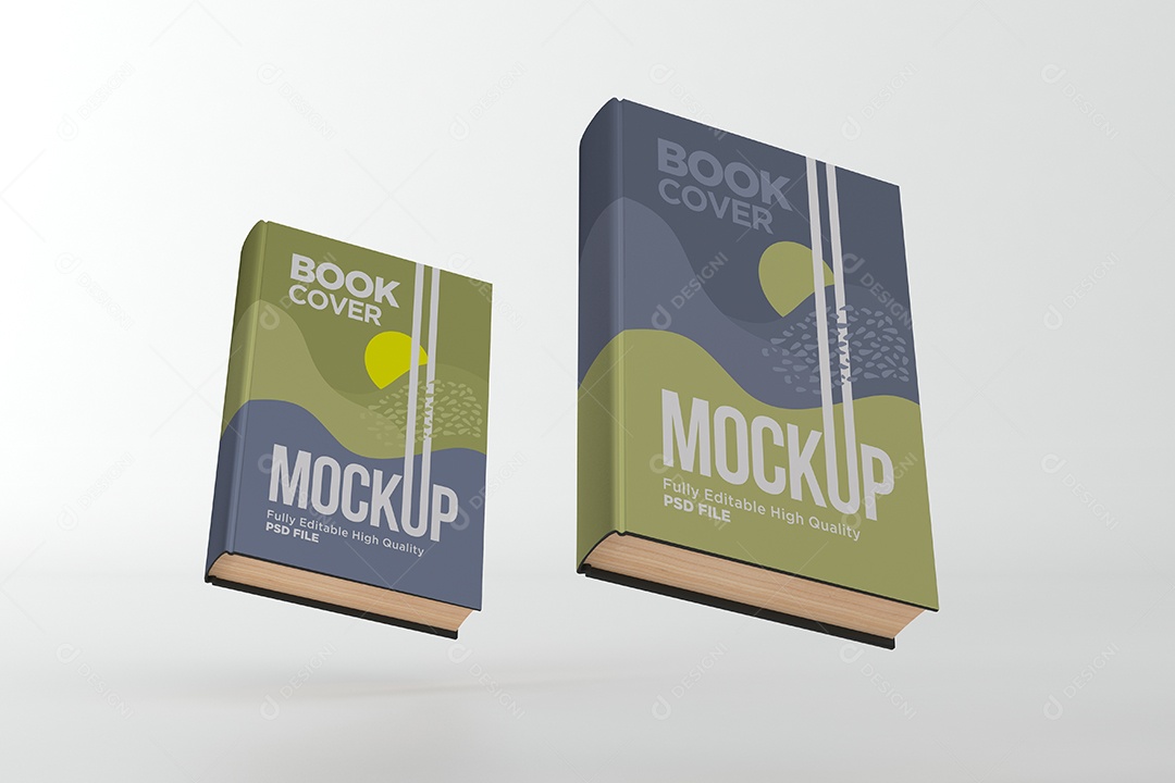 Mockup de Livros PSD Editável