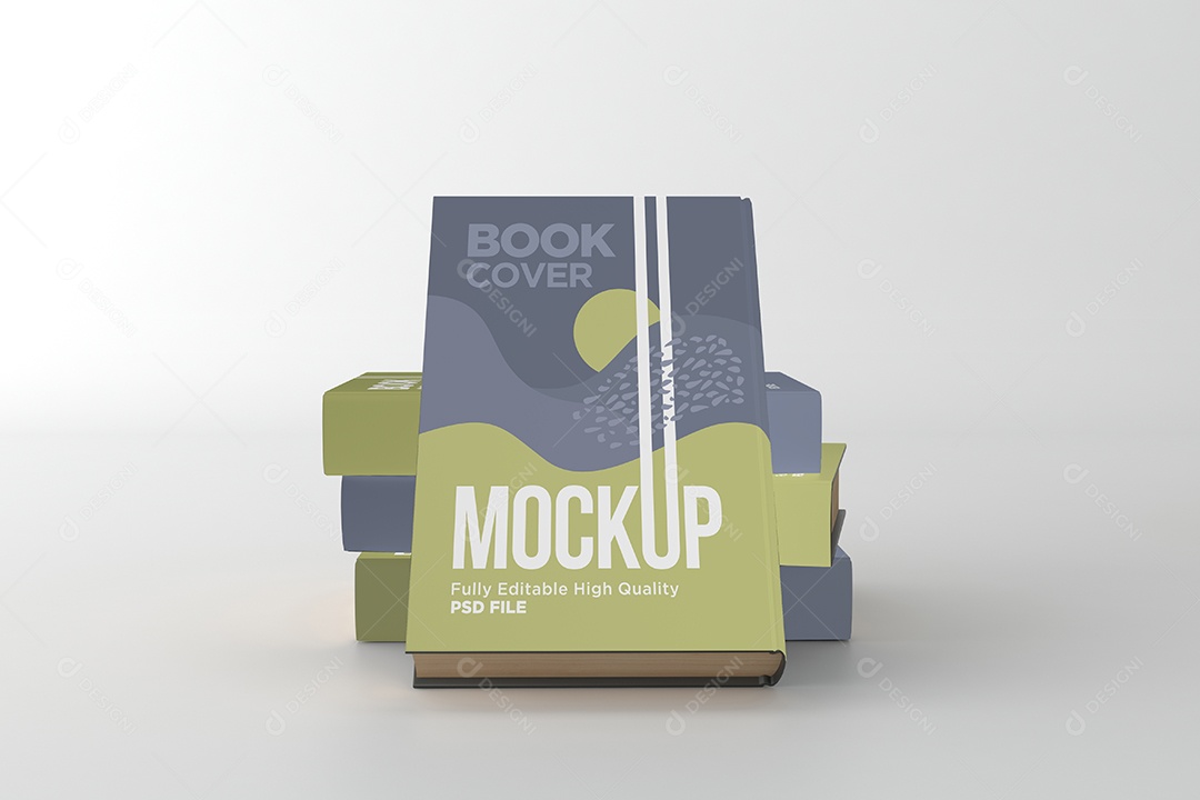 Mockup de Livros PSD Editável