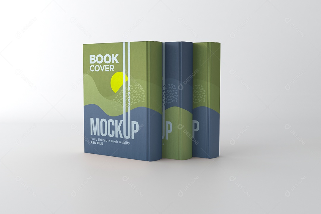 Mockup de Livros PSD Editável