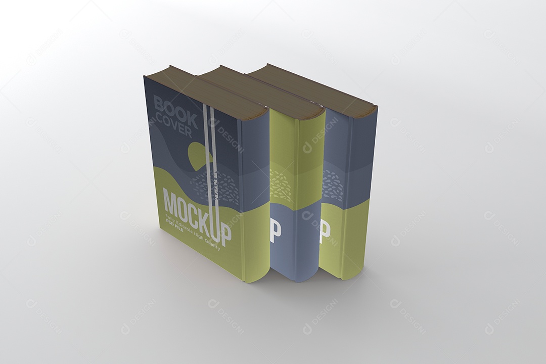 Mockup de Livros PSD Editável